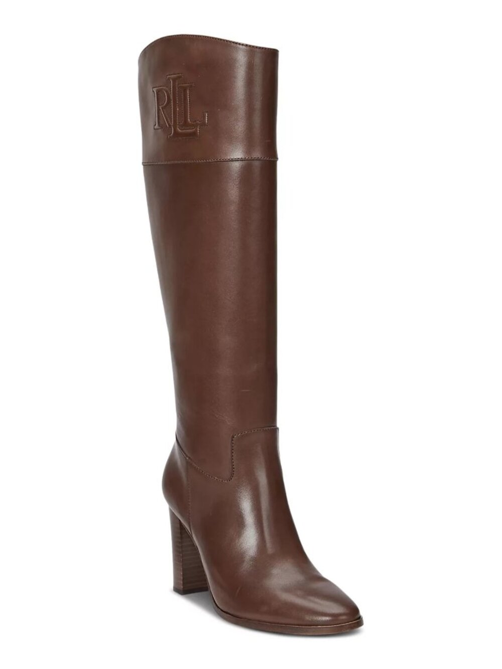 Lauren Ralph Lauren Women's Page II Tall Boots dark mahogany Size 8.5M